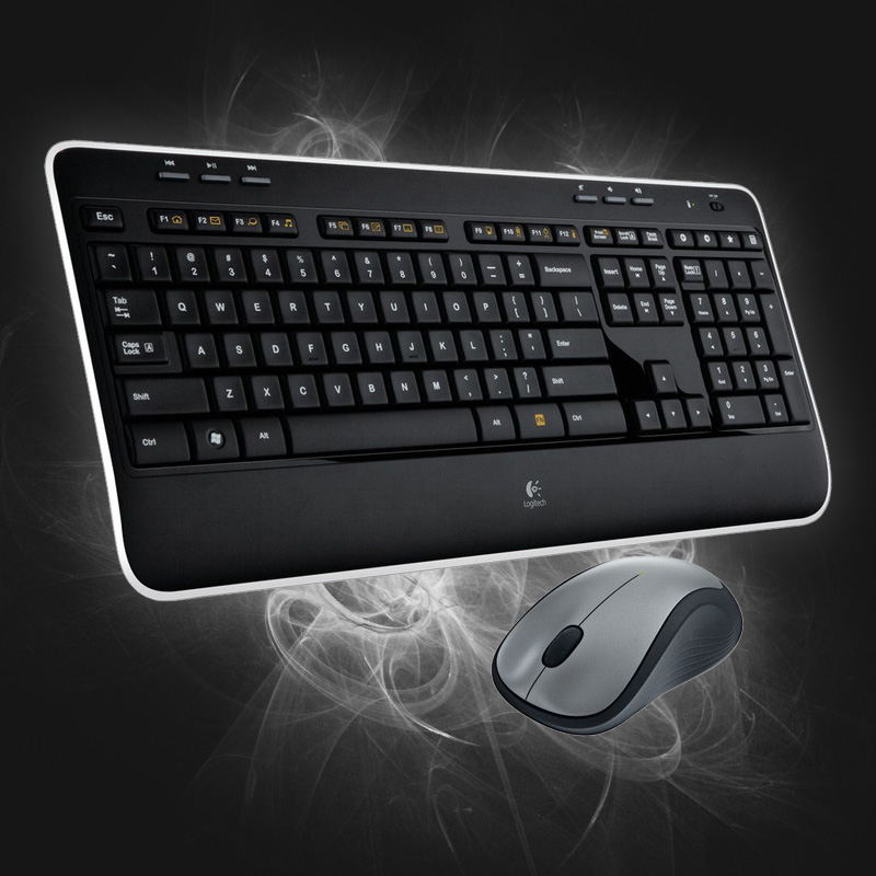 Logitech Wireless Desktop Mk520 Tradlost Keyboard Mus