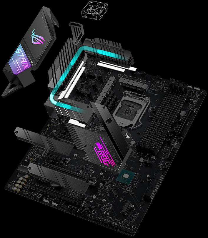 ASUS ROG Strix Z490-E Gaming bundkort