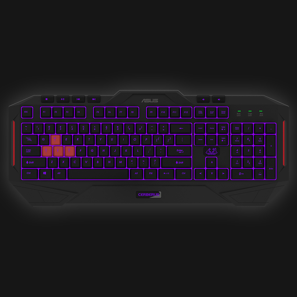 Asus Cerberus Mkii Rgb Gaming Keyboard