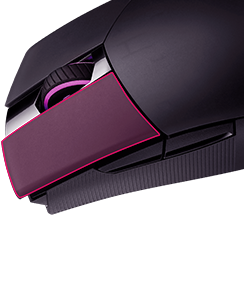 ROG Strix Impact II Wireless med pivoterede knapper