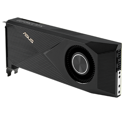 Asus GeForce® RTX 3070 Turbo 8GB grafikkort med en kraftfuld 80mm. blæser