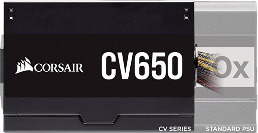 Corsair CV-serien har en mindre formfaktor og passer i de fleste moderne computere