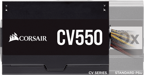 Corsair CV-serien har en mindre formfaktor og passer i de fleste moderne computere