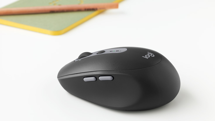 Logitech M590 med knapper der kan tilpasses via software