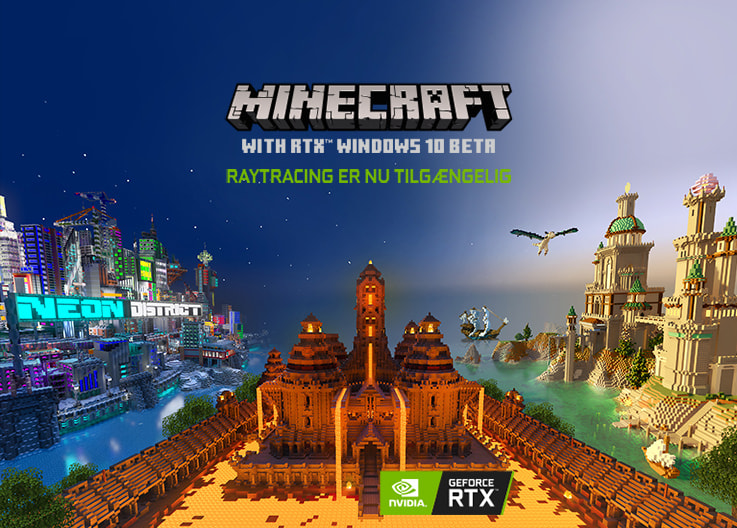 Minecraft med GeForce RTX er her!