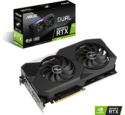 Asus GeForce® RTX 3070 8GB Dual grafikkort