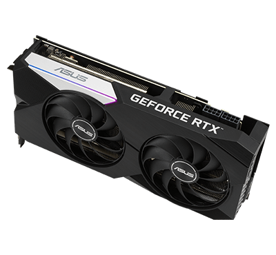 Asus GeForce® RTX 3070 8GB Dual grafikkort med 2 blæsere